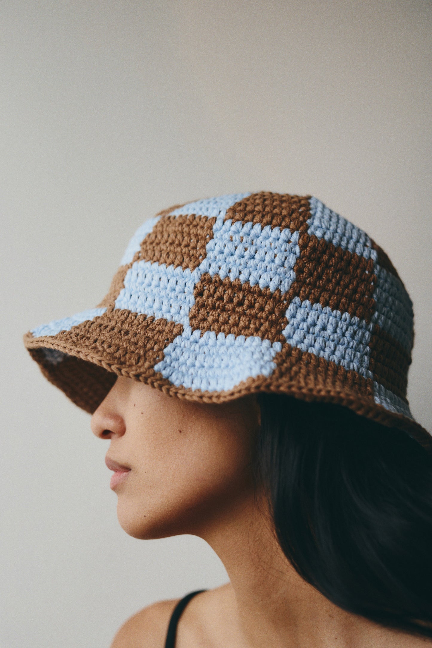 Checkered Bucket Hat