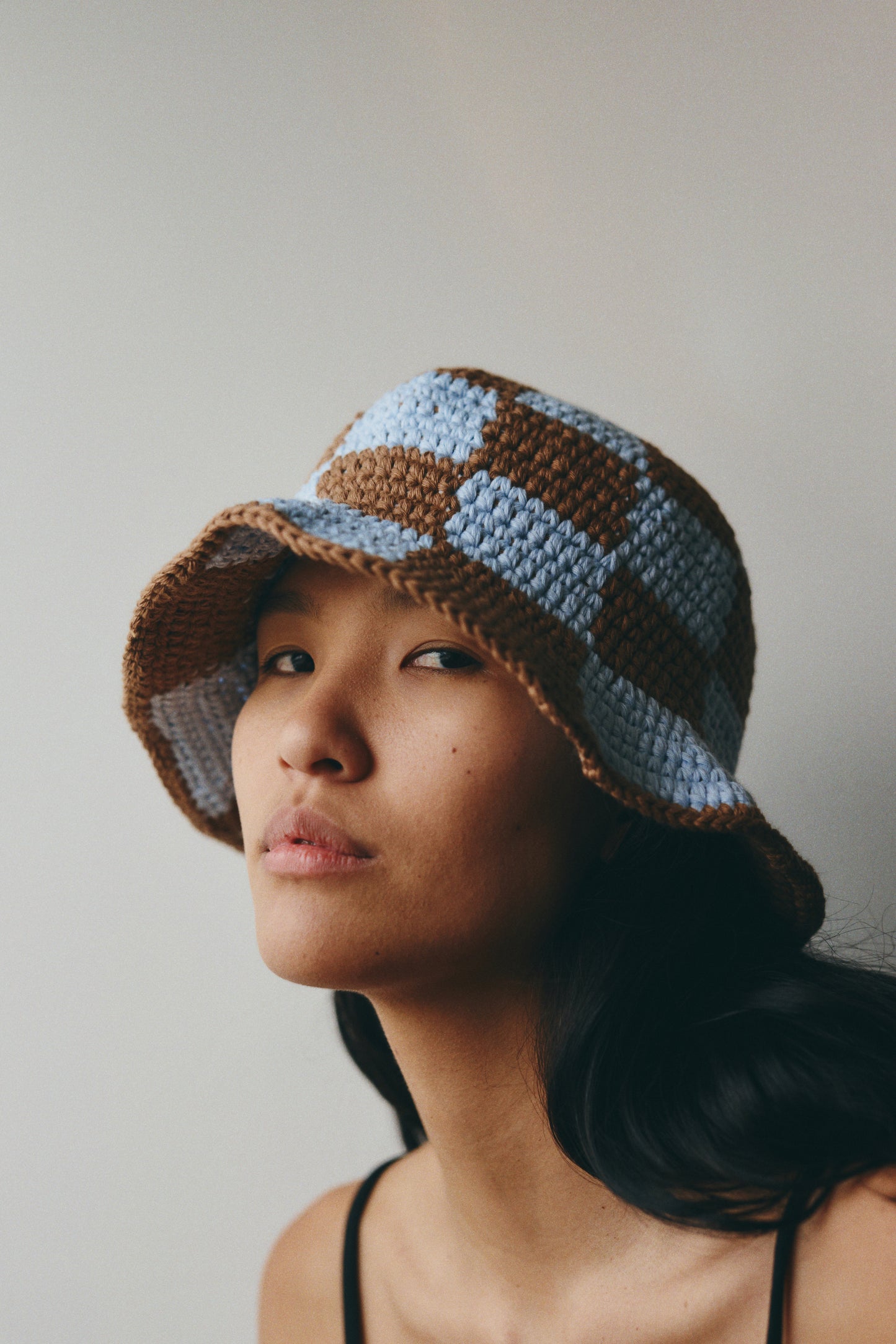 Checkered Bucket Hat