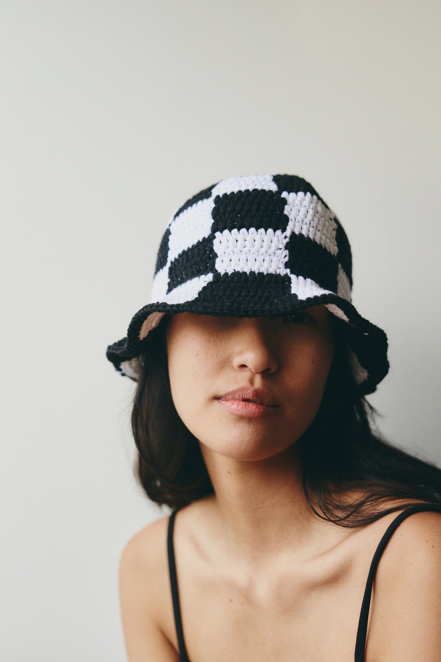 Checkered Bucket Hat